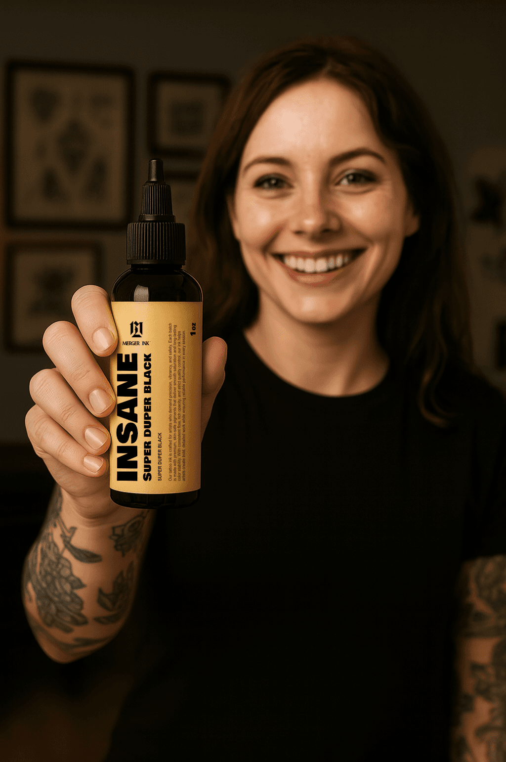 Professional tattoo inks collection